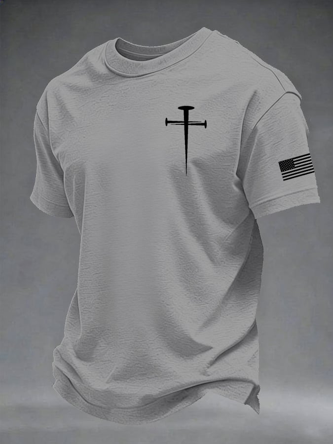 Men's Retro Print Short-Sleeve T-Shirt