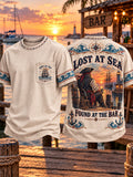 Men’s Vintage Pirate Nautical Short Sleeve Pocket T-Shirt