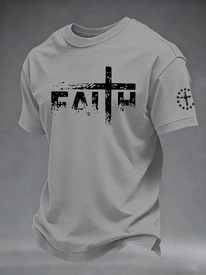 Men's Retro Print Short-Sleeve T-Shirt