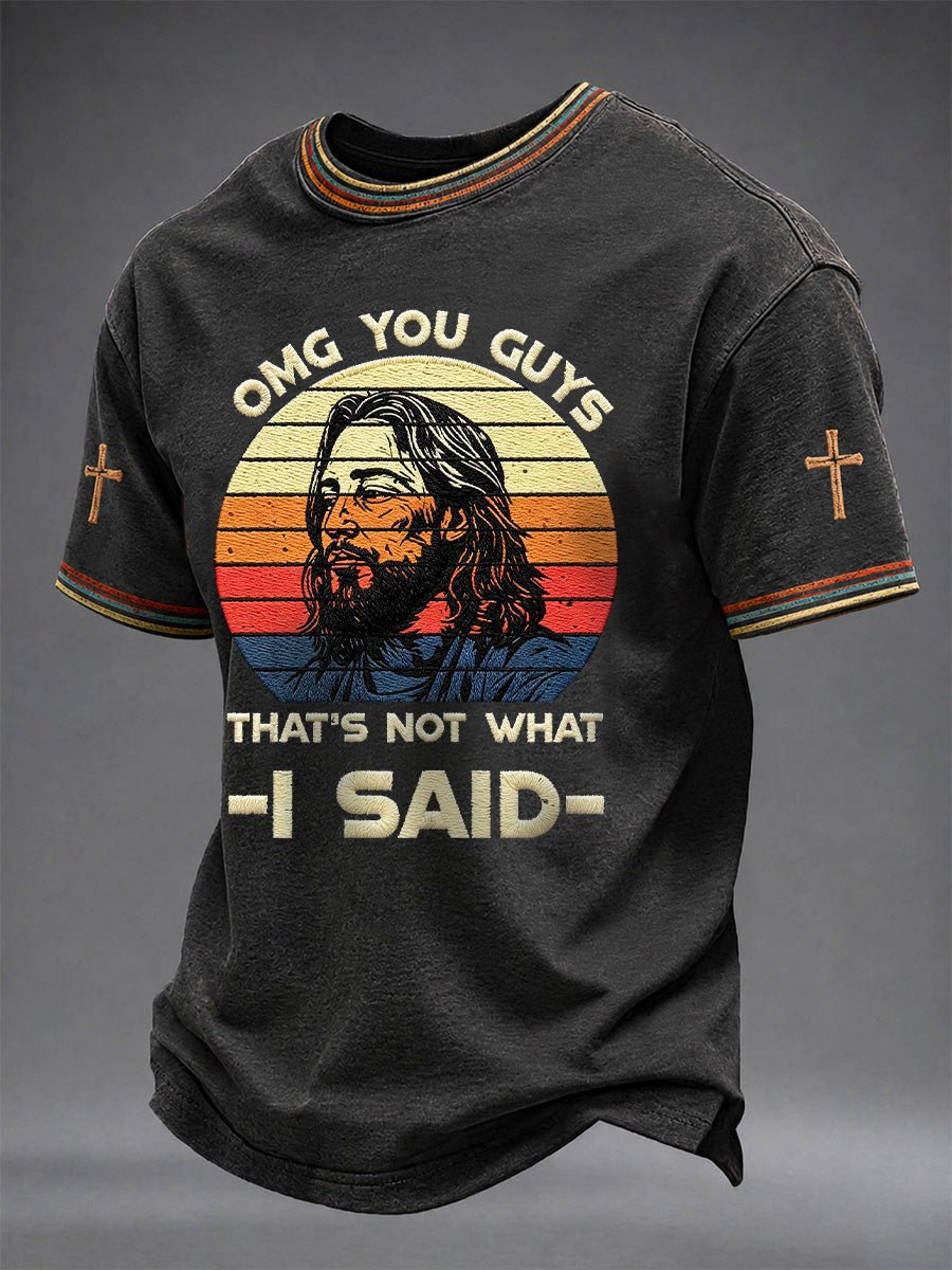 Men'S Faith Printed T-Shirt