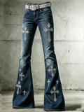 Women's Faith Printed Casual Jeans