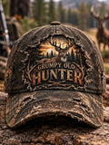 Vintage Hunting Culture Print Baseball Cap