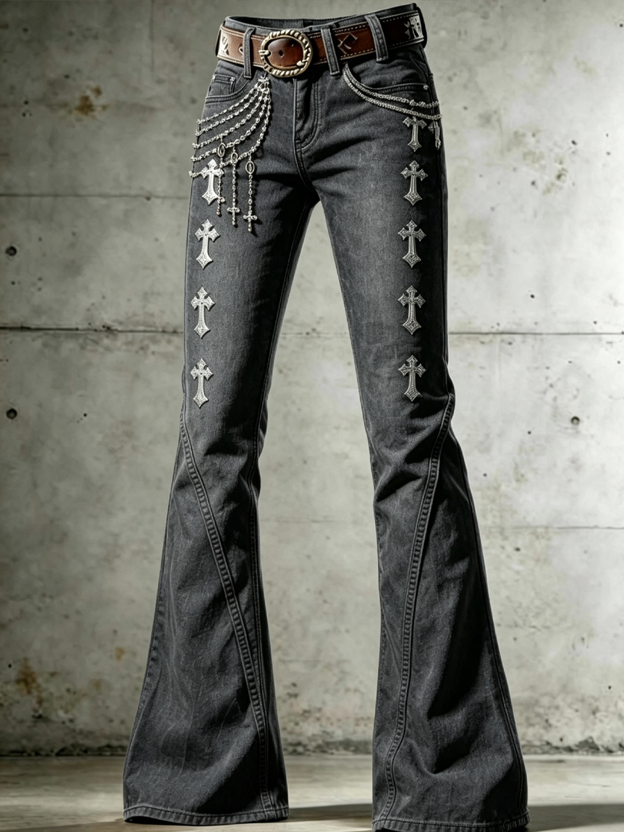 Women'S Faith Printed Casual Jeans
