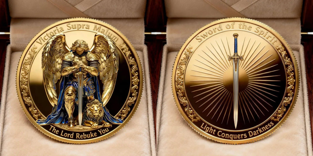🏆Flash Sale 60% OFF - St. Michael the Archangel – “Victory Over Evil” Commemorative Coin