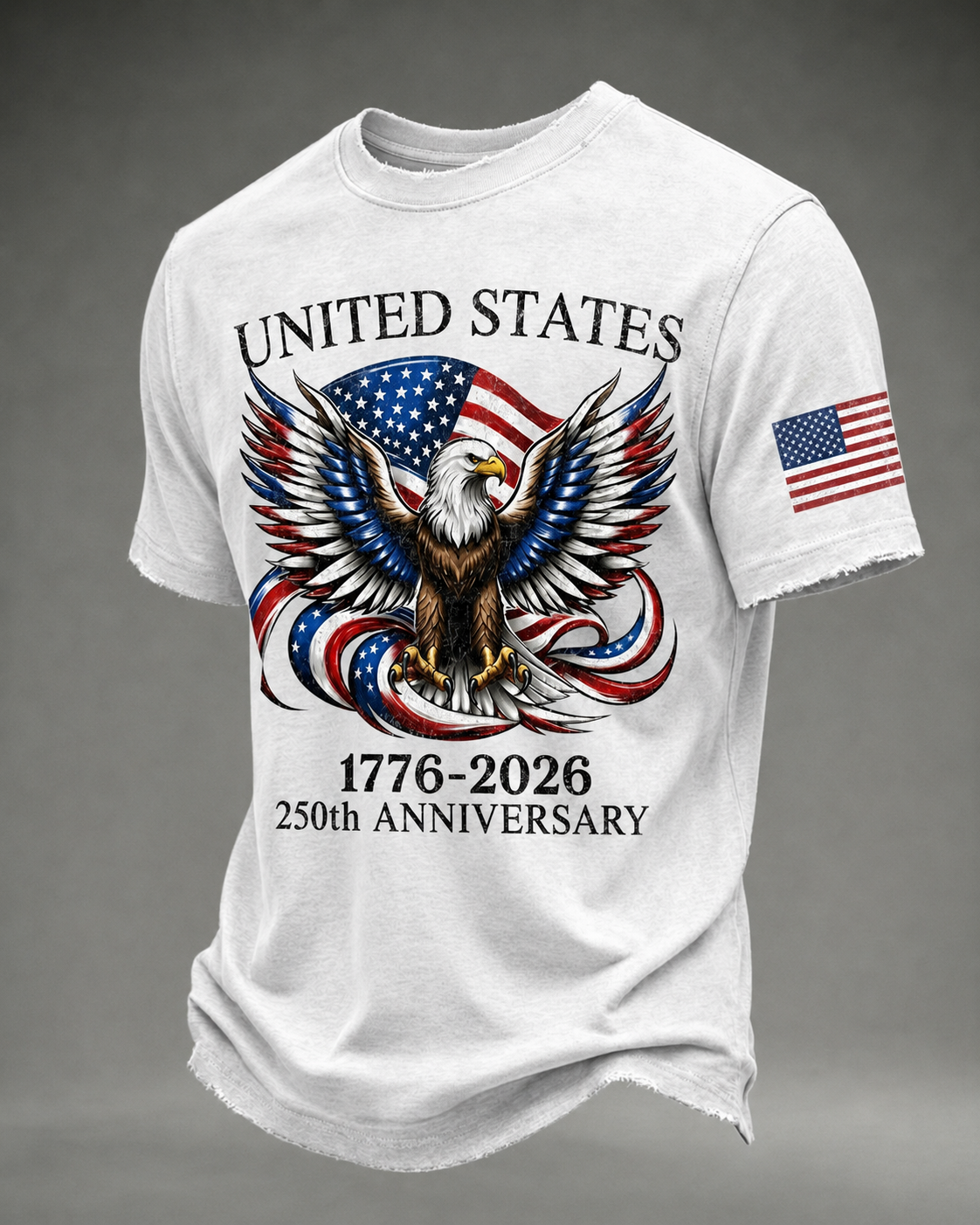 Men's USA 250th Anniversary Short-Sleeve Crew Neck T-Shirt