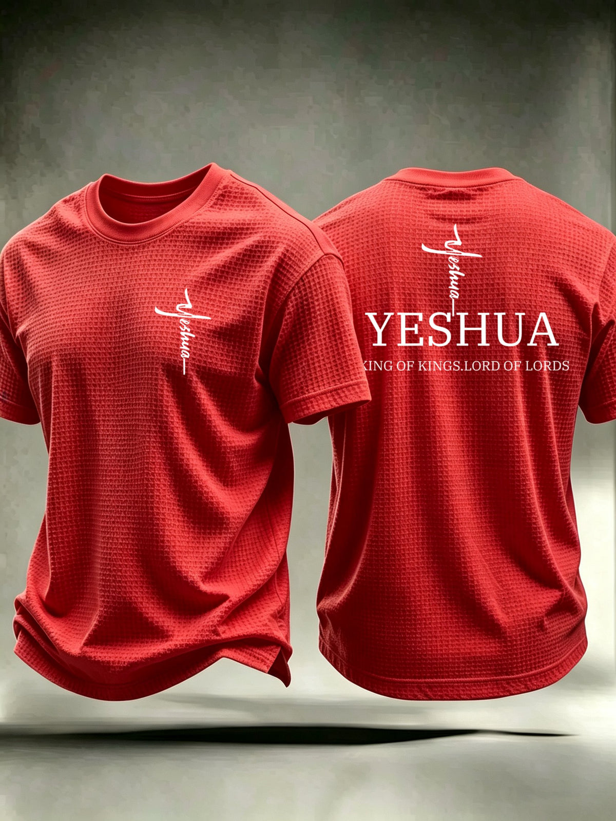 Men's  “Faith” waffle knit T-shirts