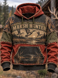 🦆🌅 Marsh Hunter First Light Duck Hunting Hoodie