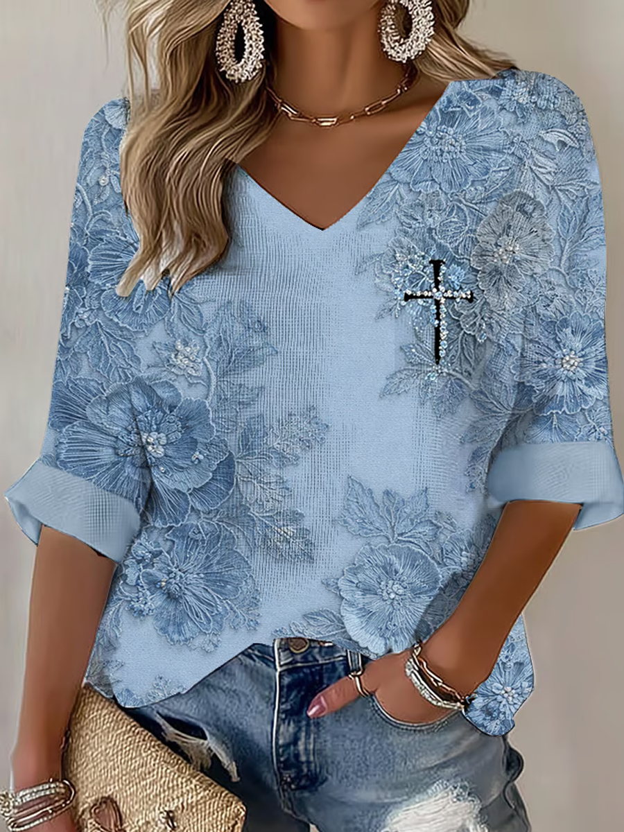 Women's USA 250 Christian Patriotic Casual T-shirt