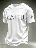 Men's  “Faith” waffle knit T-shirts