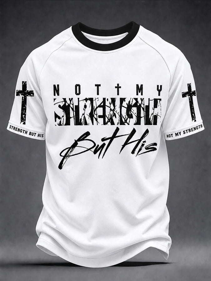 Men's Faith Printed Casual T-shirt