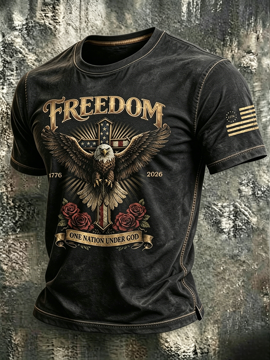 250Th Anniversary Faith Printed Round Neck T-Shirt In The United States