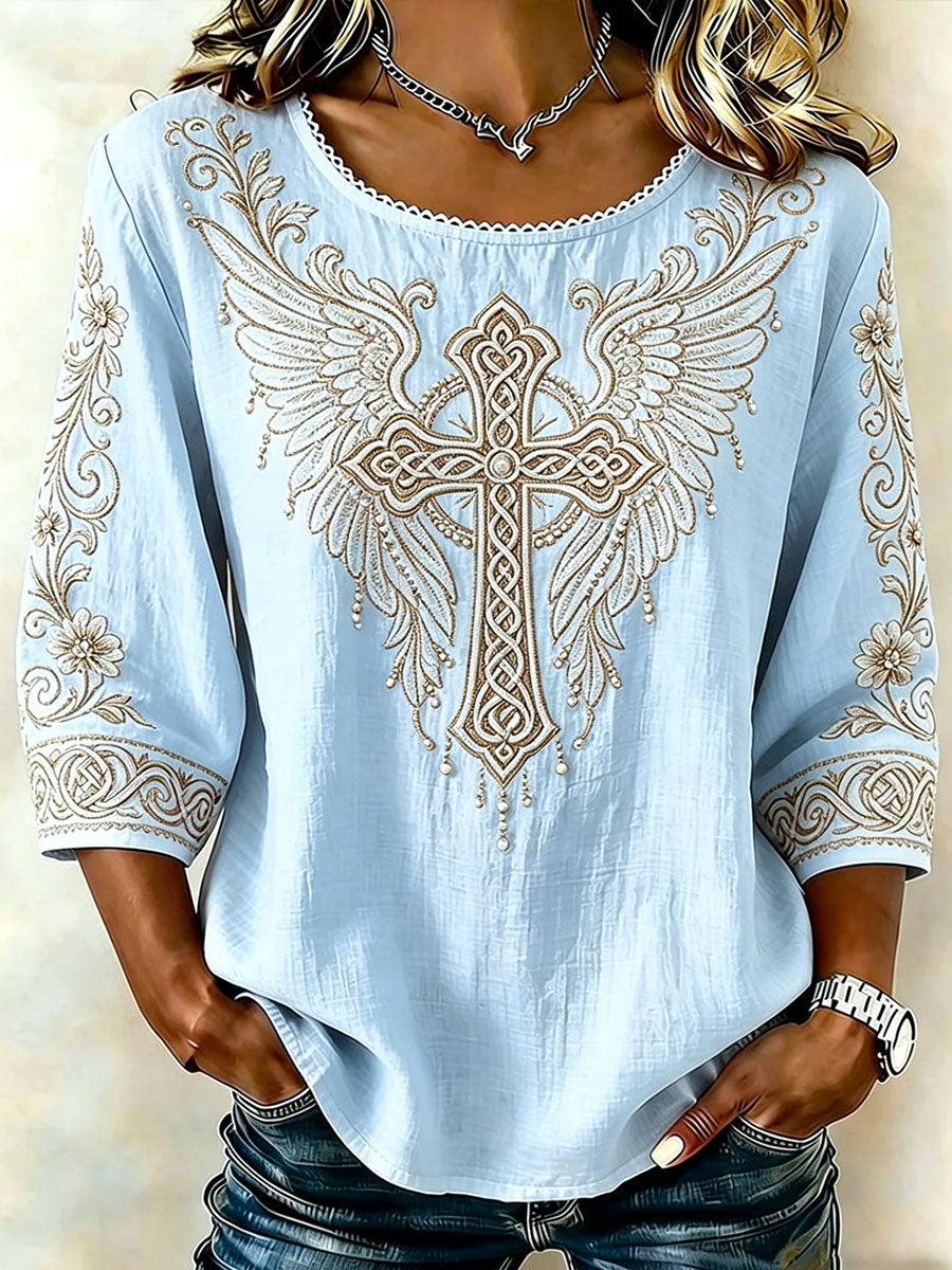 Women's Celtic Cross Top