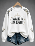 Women's Jesus Is The Light Regular Sweatshirt