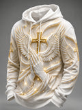 Men's Faith Printed Casual Hoodie