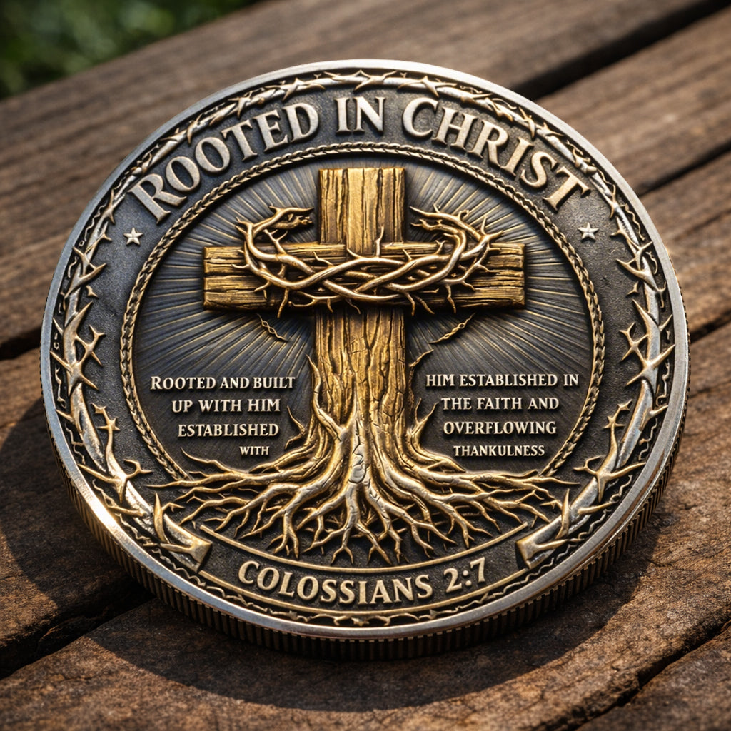 🏆New Year 60% OFF- Rooted in Christ Commemorative Coin