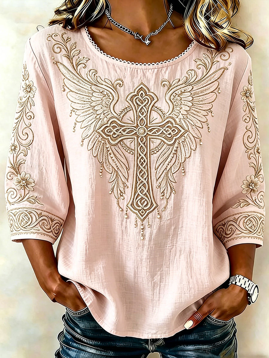 Women's Celtic Cross Top