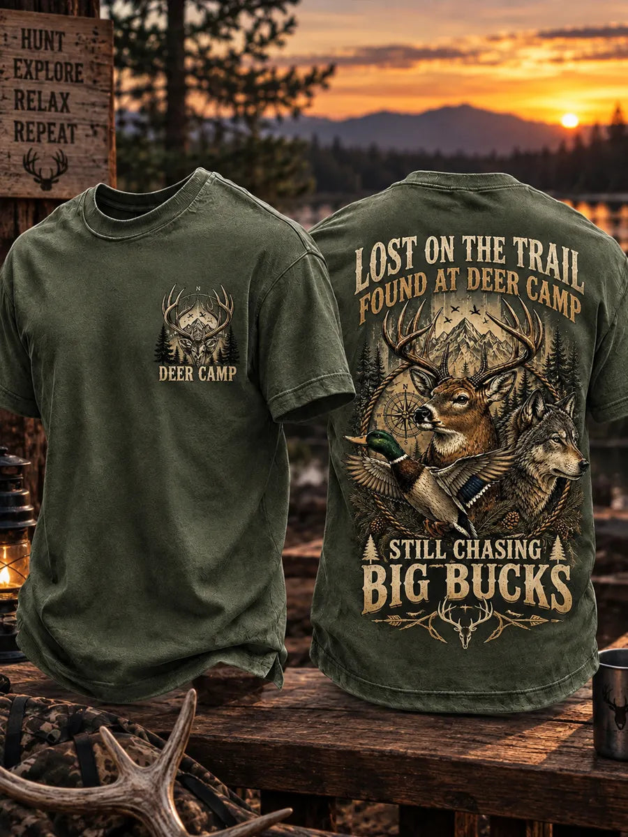 Men’s Retro Hunting Season Printed T-Shirt