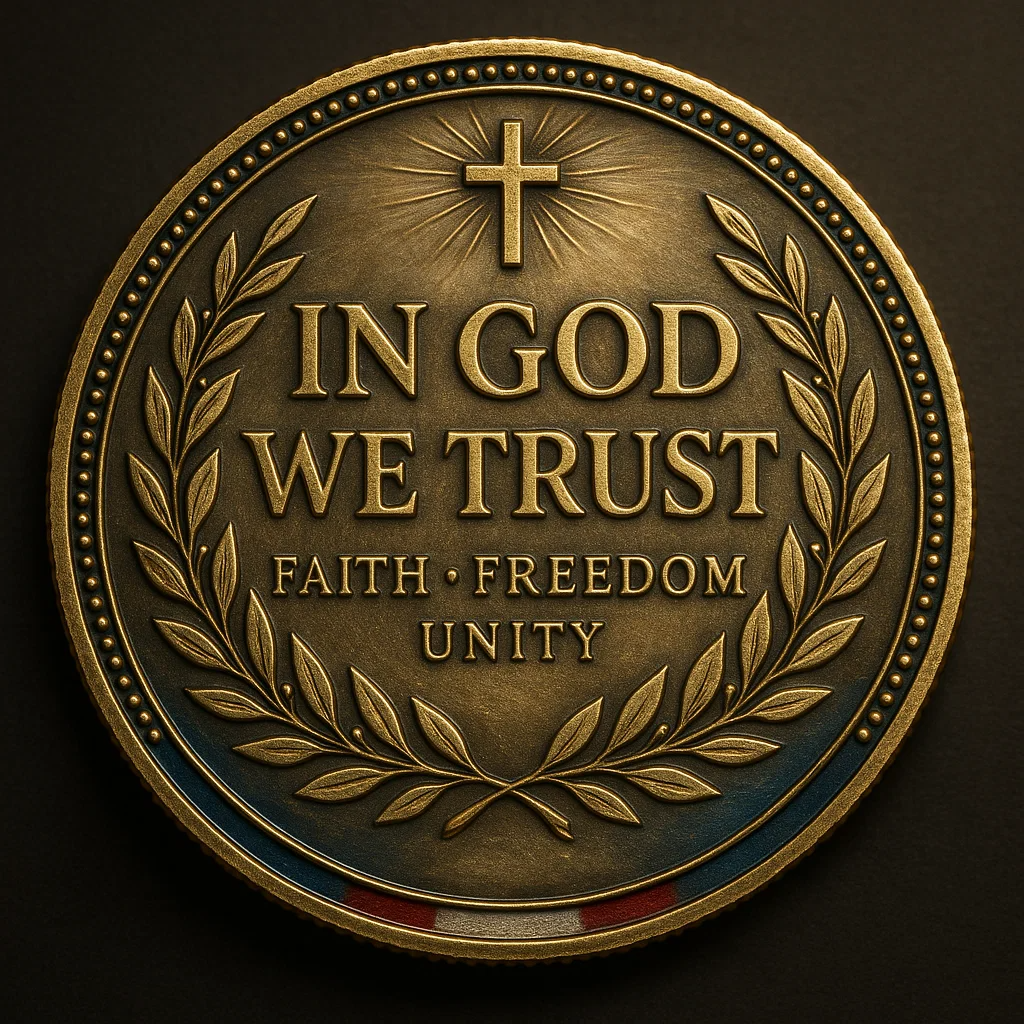 ✝️ “One Nation Under God” – Faith & Freedom Commemorative Coin 🇺🇸
