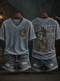 Women's "Runs On Rum Bad Decisions And Sea Air" V-neck T-shirts
