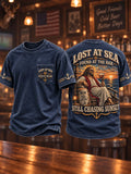 🍺 ⚓ Lost At Sea Found At The Bar T-Shirt