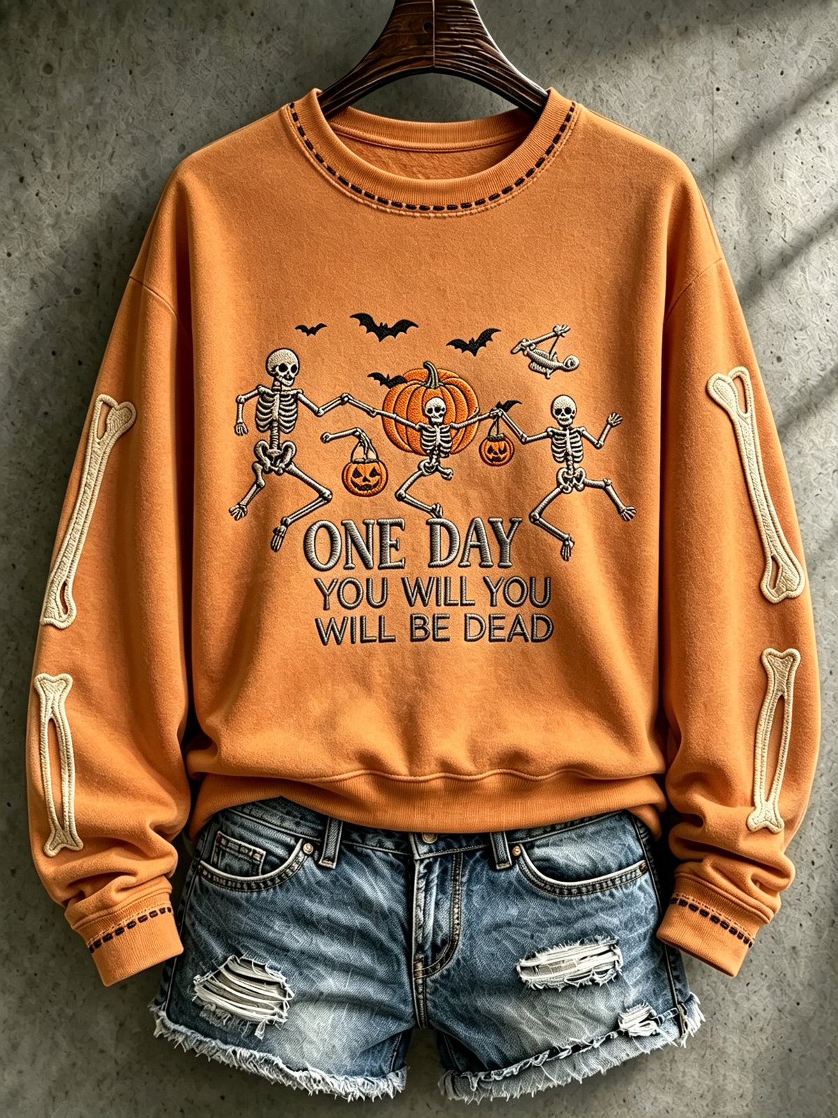 Women's Halloween Print Casual Sweatshirt