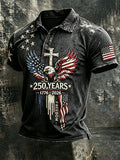Men'S 250Th Anniversary Cross Faith Retro Polo Shirt In The United States