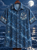 Where Stars Meet the Sea Whale Short-Sleeve Shirt