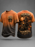 Retro Pirate Fun Halloween Art Print Casual T-Shirt