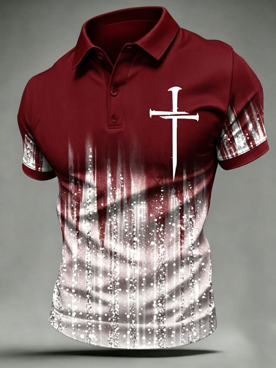 Men'S Faith Printed POLO Shirt
