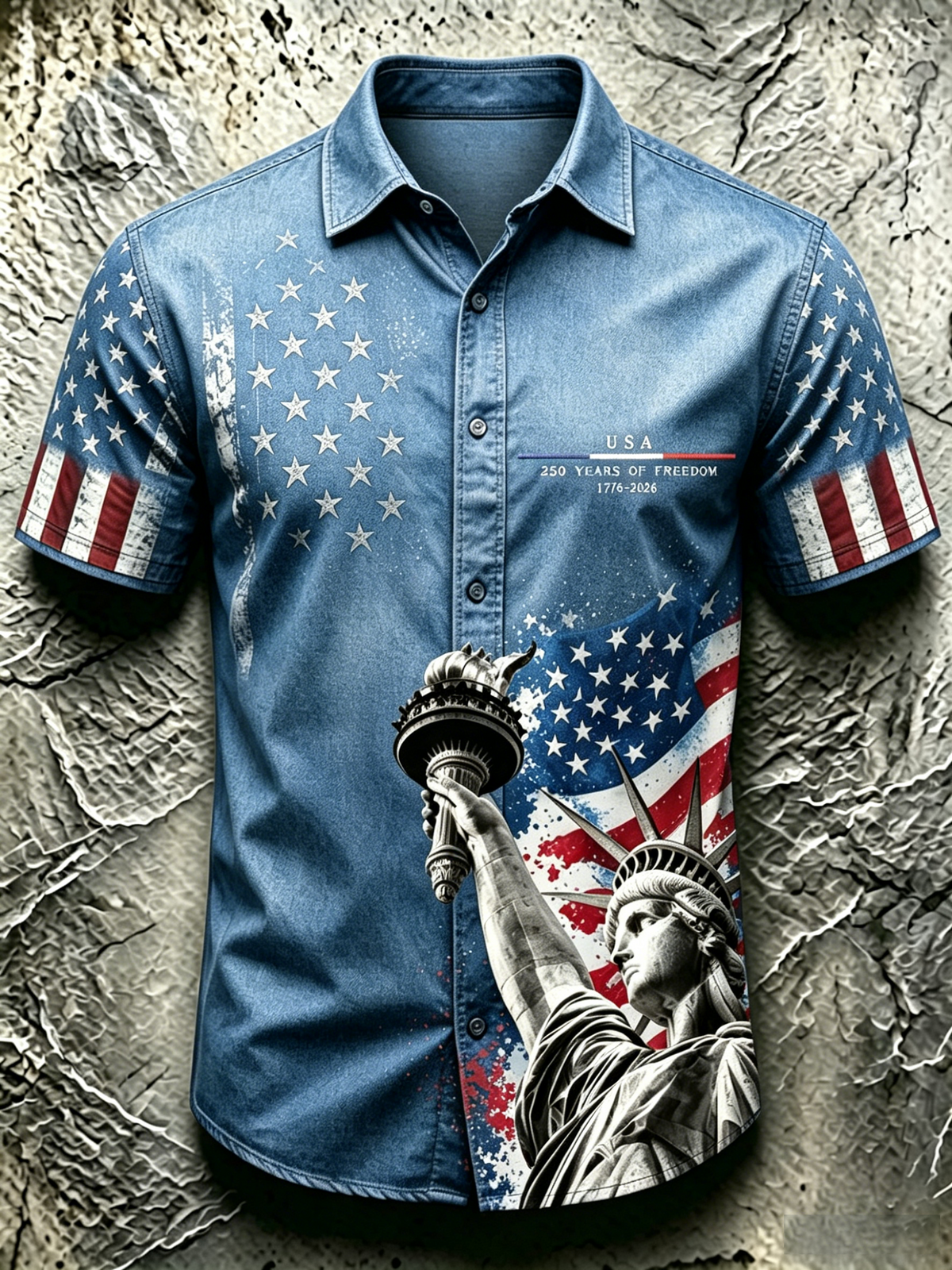 250Th Anniversary Commemorative Faith Printed Round Neck Top In The United States