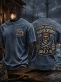 Men's "Runs On Rum Bad Decisions And Sea Air" T-shirts
