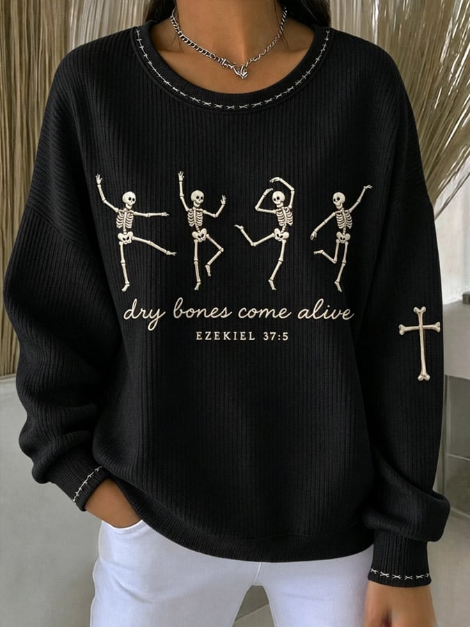 Women's Halloween Print Top