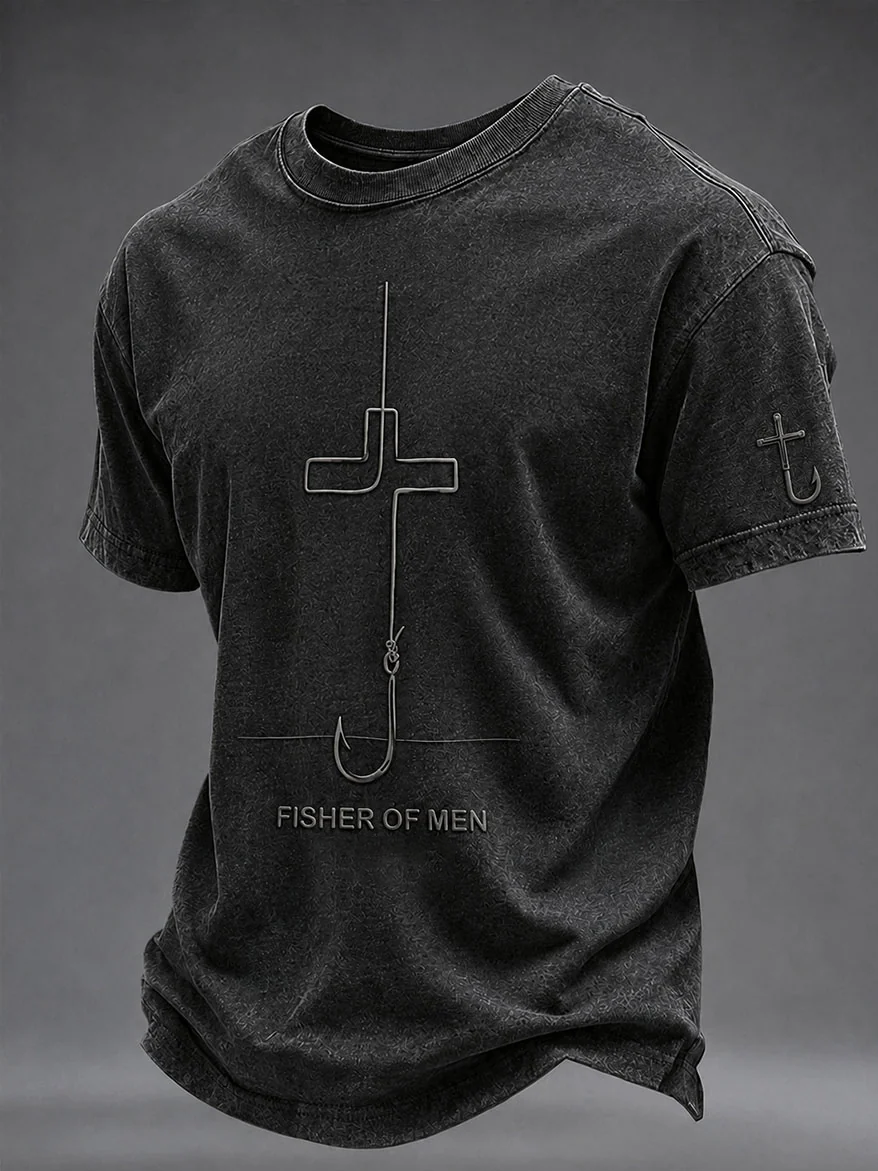 Men's Faith Casual Printed T-Shirt