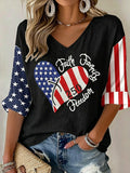 Women'S Flag Faith Printed Vest
