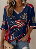 Women's Casual USA 250th Anniversary Graphic T-Shirt