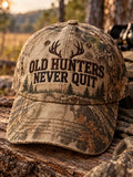 Vintage Hunting Culture Print Baseball Cap