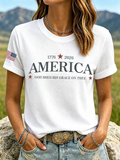 Women's American 250th Anniversary Printed T-shirt