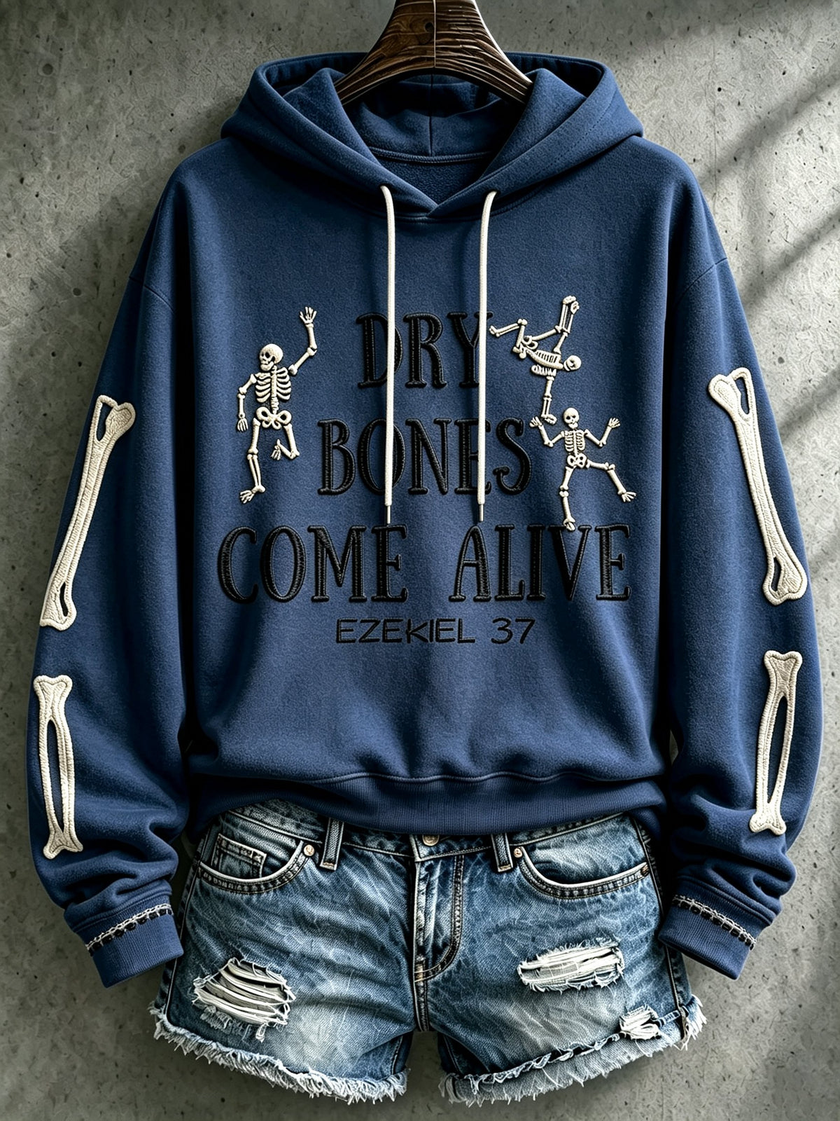 Women's Casual Printed Hooded Sweatshirt