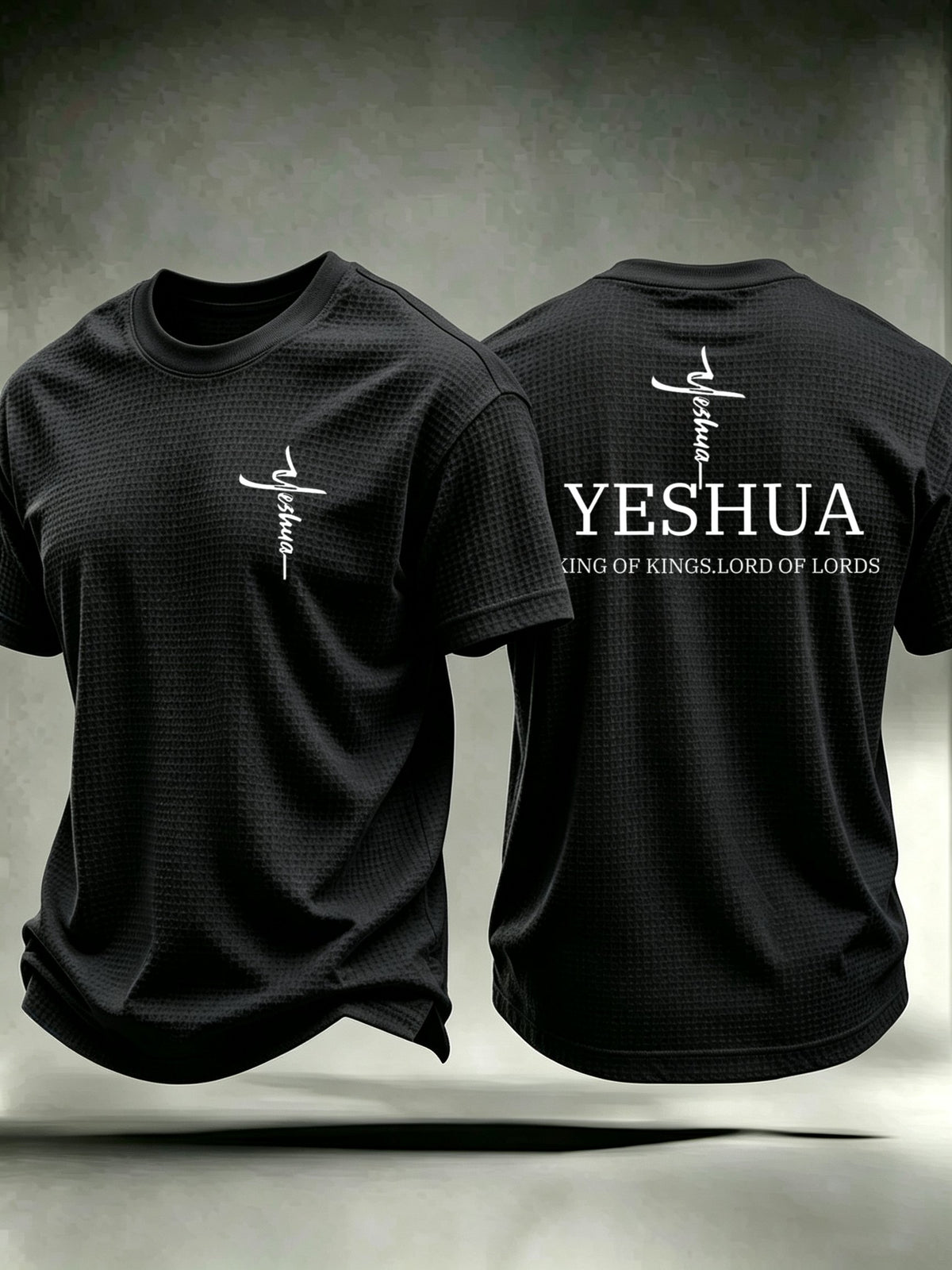 Men's  “Faith” waffle knit T-shirts