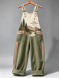 Women's Casual Faith Print Overalls