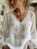 Women'S Faith Printed Casual Round Neck Top