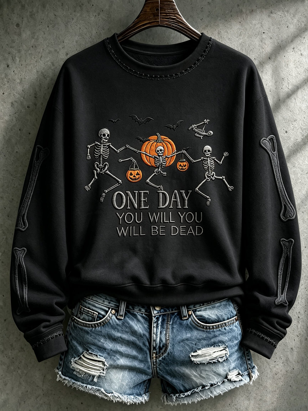 Women's Halloween Print Casual Sweatshirt