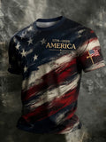 Men's Faith Casual Printed T-Shirt