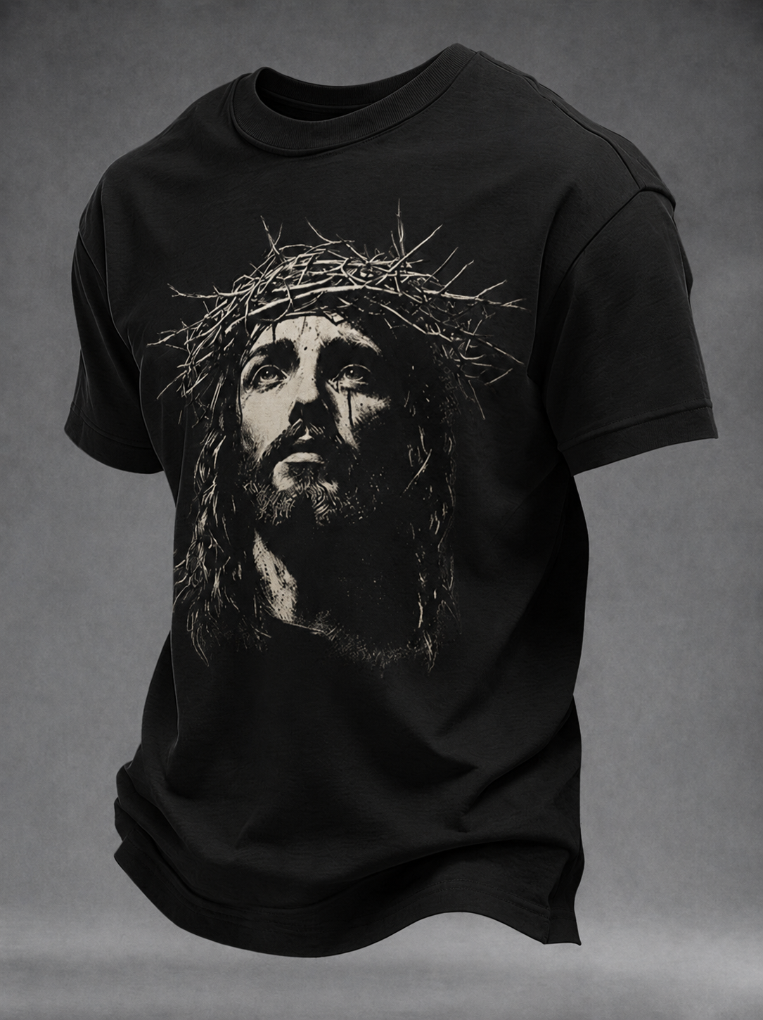Men'S Jesus Pattern Printed T-Shirt