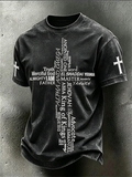 Men'S Faith Short Sleeved Round Neck T-Shirt