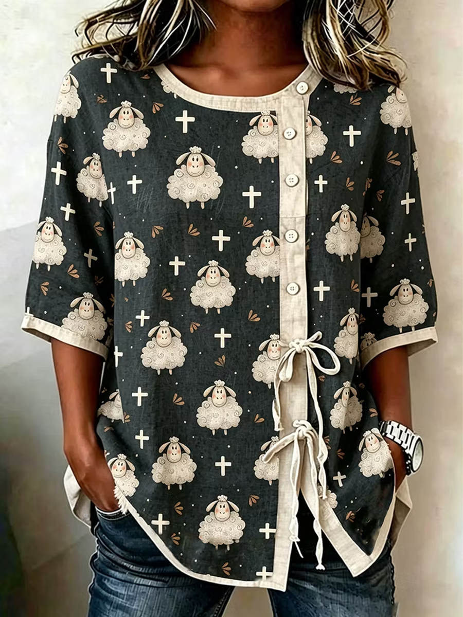 Women's Sheep Cross Short-sleeve T-shirt