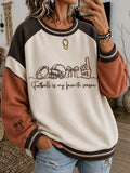 🎀 Football Is My Favorite Season Bow Line Graphic Sweatshirt