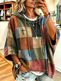 Women's Faith Cross Print Hoodie