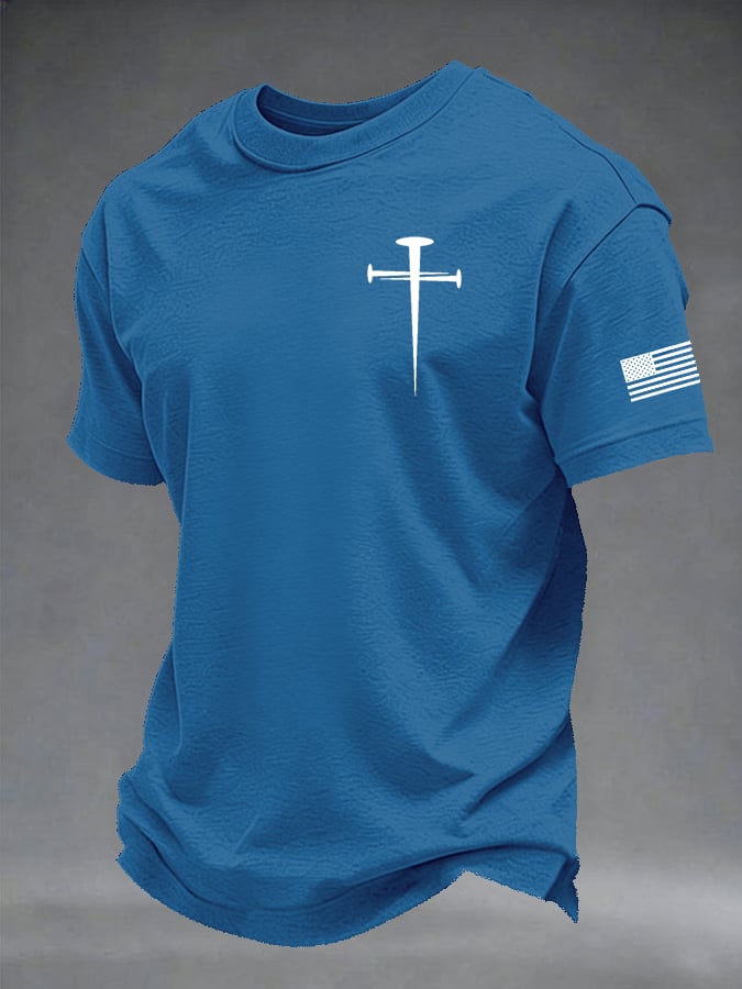 Men's Retro Print Short-Sleeve T-Shirt