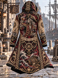 ☠️ Dead Men Still Drink Pirate Skeleton Hoodie Coat